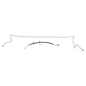 TRQ® - Rear Passenger Side Brake Hydraulic Hose