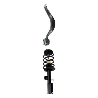 TRQ® - Front Driver Side Strut and Control Arm Kit