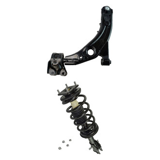 TRQ® - Front Passenger Side Strut and Control Arm Kit