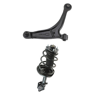 TRQ® - Front Passenger Side Strut and Control Arm Kit