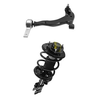 TRQ® - Front Driver Side Strut and Control Arm Kit