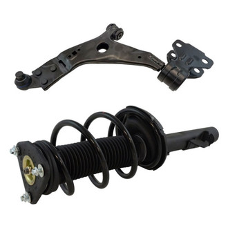 TRQ® - Front Strut and Control Arm Kit
