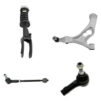 TRQ® - Front Driver Side Strut with Control Arm and Tie Rod End Kit