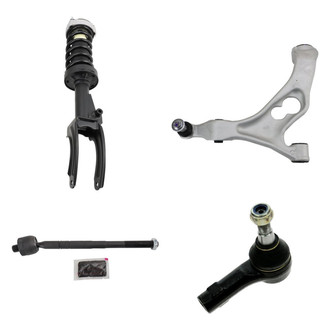 TRQ® - Front Driver Side Strut with Control Arm and Tie Rod End Kit