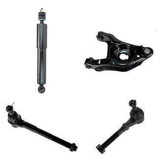 TRQ® - Front Shock Absorber with Control Arm and Tie Rod End Kit