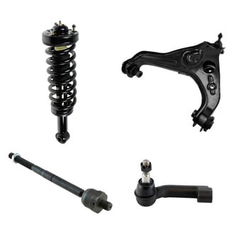 TRQ® - Front Driver Side Complete Strut Assembly with Control Arm and Tie Rod End Kit