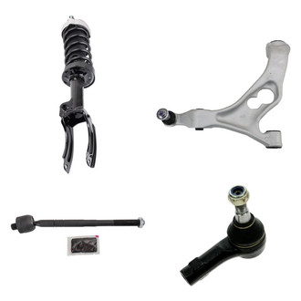 TRQ® - Front Driver Side Strut with Control Arm and Tie Rod End Kit