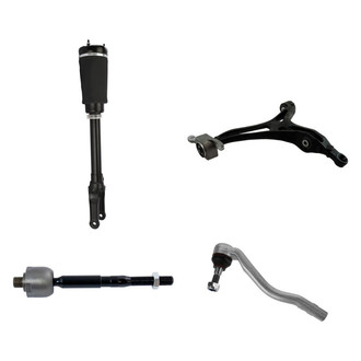 TRQ® - Front Driver Side Strut with Control Arm and Tie Rod End Kit