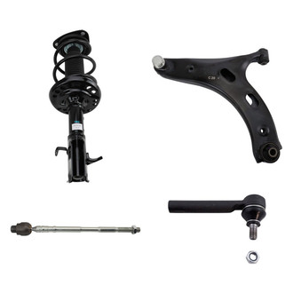 TRQ® - Front Driver Side Strut with Control Arm and Tie Rod End Kit