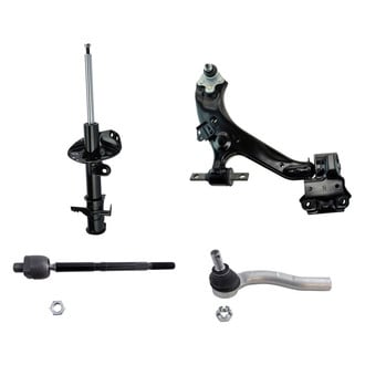 TRQ® - Front Passenger Side Strut with Control Arm and Tie Rod End Kit