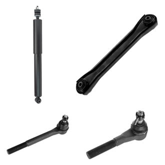 TRQ® - Front Passenger Side Shock Absorber with Control Arm and Tie Rod End Kit