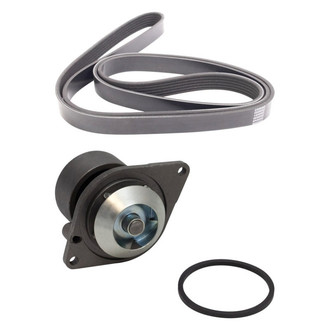 TRQ® - Engine Water Pump and Serpentine Belt Kit