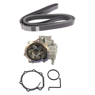 TRQ® - Engine Water Pump and Serpentine Belt Kit