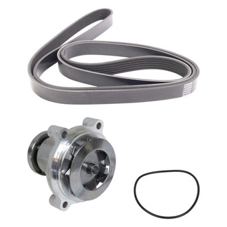 TRQ® - Engine Water Pump and Serpentine Belt Kit