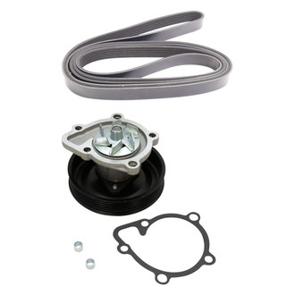 TRQ® - Engine Water Pump and Serpentine Belt Kit