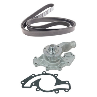 TRQ® - Engine Water Pump and Serpentine Belt Kit