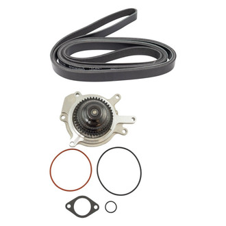 TRQ® - Engine Water Pump and Serpentine Belt Kit