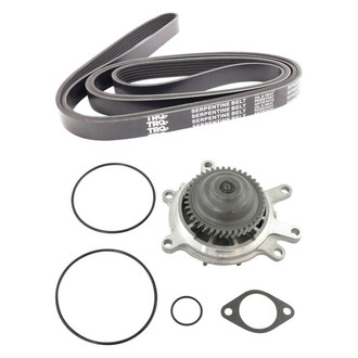 TRQ® - Engine Water Pump and Serpentine Belt Kit