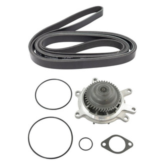 TRQ® - Engine Water Pump and Serpentine Belt Kit