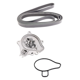 TRQ® - Engine Water Pump and Serpentine Belt Kit