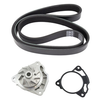 TRQ® - Engine Water Pump and Serpentine Belt Kit