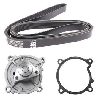 TRQ® - Engine Water Pump and Serpentine Belt Kit