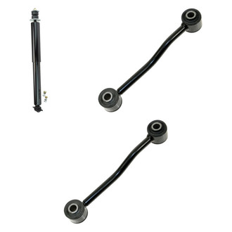 TRQ® - Front Driver Side Shock Absorber and Stabilizer Bar Link Kit