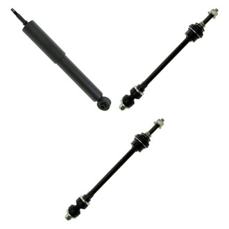 TRQ® - Front Driver Side Shock Absorber and Stabilizer Bar Link Kit