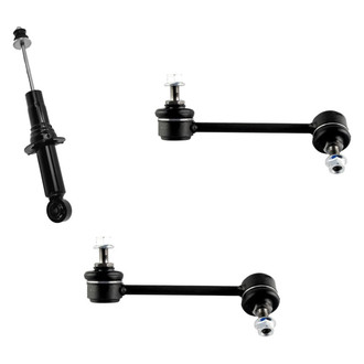 TRQ® - Front Driver Side Shock Absorber and Stabilizer Bar Link Kit