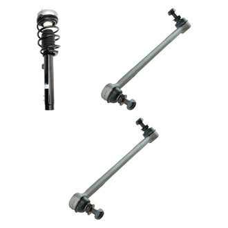 TRQ® - Front Driver Side Complete Strut Assembly and Stabilizer Bar Link Kit