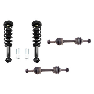 TRQ® - Front Driver Side Complete Strut Assembly and Stabilizer Bar Link Kit