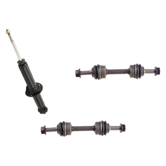 TRQ® - Front Driver Side Shock Absorber and Stabilizer Bar Link Kit
