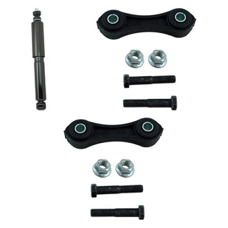 TRQ® - Front Driver Side Shock Absorber and Stabilizer Bar Link Kit