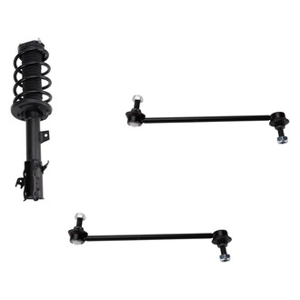 TRQ® - Front Driver Side Complete Strut Assembly and Stabilizer Bar Link Kit