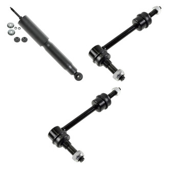 TRQ® - Front Driver Side Shock Absorber and Stabilizer Bar Link Kit