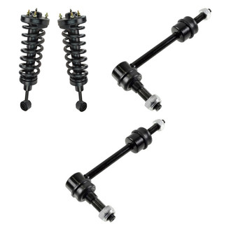 TRQ® - Front Driver Side Complete Strut Assembly and Stabilizer Bar Link Kit