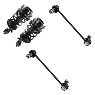 TRQ® - Front Driver Side Complete Strut Assembly and Stabilizer Bar Link Kit