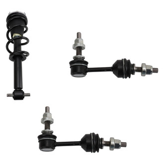 TRQ® - Front Driver Side Complete Strut Assembly and Stabilizer Bar Link Kit