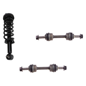 TRQ® - Front Driver Side Complete Strut Assembly and Stabilizer Bar Link Kit