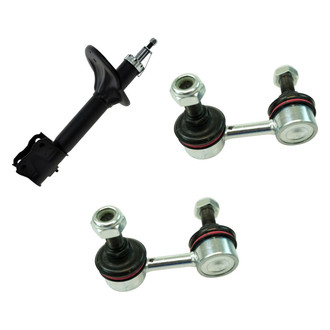 TRQ® - Front Driver Side Strut and Stabilizer Bar Link Kit
