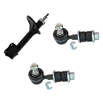 TRQ® - Front Driver Side Strut and Stabilizer Bar Link Kit