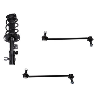 TRQ® - Front Driver Side Complete Strut Assembly and Stabilizer Bar Link Kit