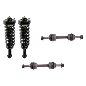 TRQ® - Front Driver Side Complete Strut Assembly and Stabilizer Bar Link Kit