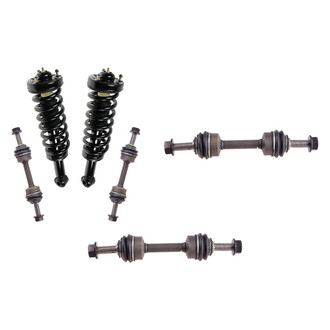 TRQ® - Front Driver Side Complete Strut Assembly and Stabilizer Bar Link Kit