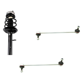 TRQ® - Driver Side Shock Absorbers and Stabilizer Bar Link Kit