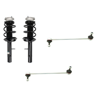 TRQ® - Front Complete Strut Assembly and Stabilizer Bar Link Kit
