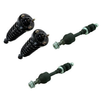 TRQ® - Front Driver Side Complete Strut Assembly and Stabilizer Bar Link Kit