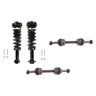 TRQ® - Front Driver Side Complete Strut Assembly and Stabilizer Bar Link Kit