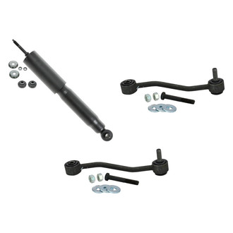 TRQ® - Front Driver Side Shock Absorber and Stabilizer Bar Link Kit