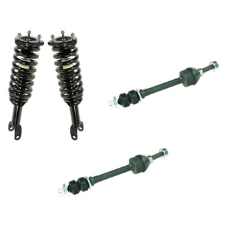 TRQ® - Front Driver Side Complete Strut Assembly and Stabilizer Bar Link Kit